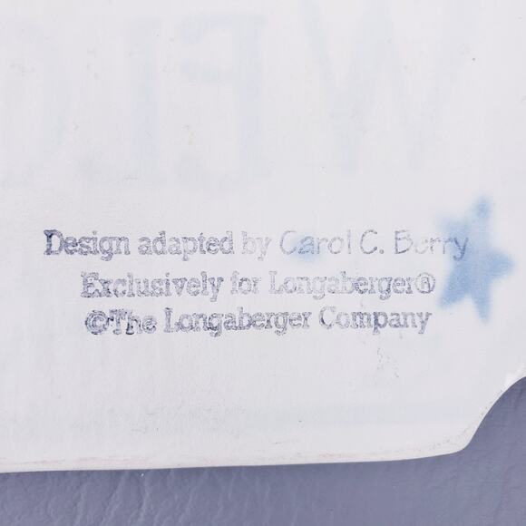 Longaberger Welcome Plaque Sign Ceramic C Berry Lot Of 6, 2 Signed by C Berry - Picture 14 of 16